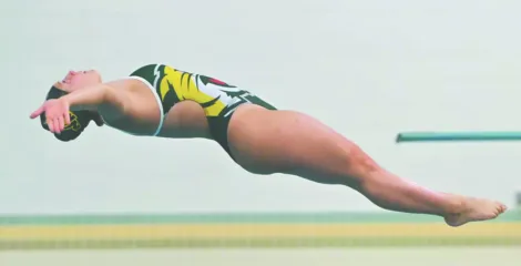 GLIAC honorees Ballardin, Pierce lead NMU swimmers, divers